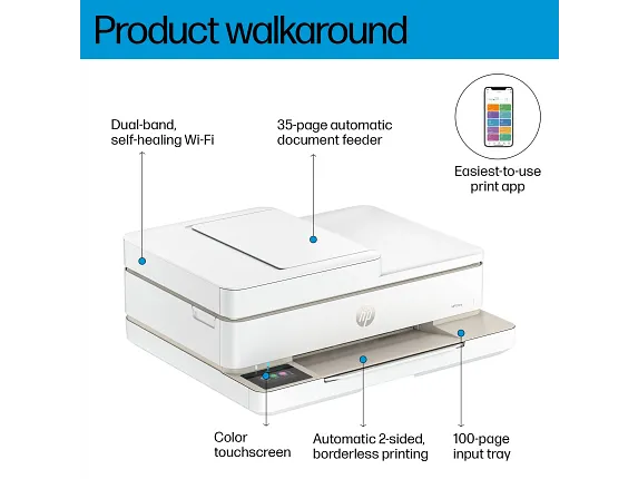 HP Envy 6555e All-in-One Printer - Image 4